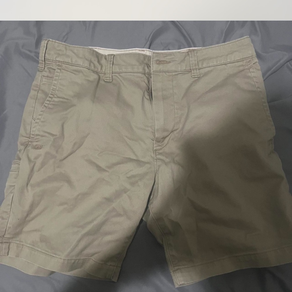 American Eagle Outfitters Men's Khaki Cargo Shorts